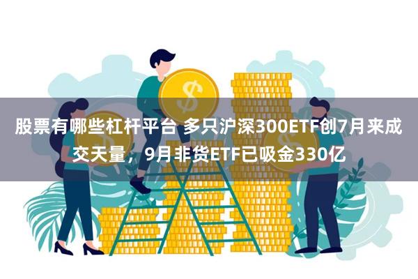 股票有哪些杠杆平台 多只沪深300ETF创7月来成交天量，9