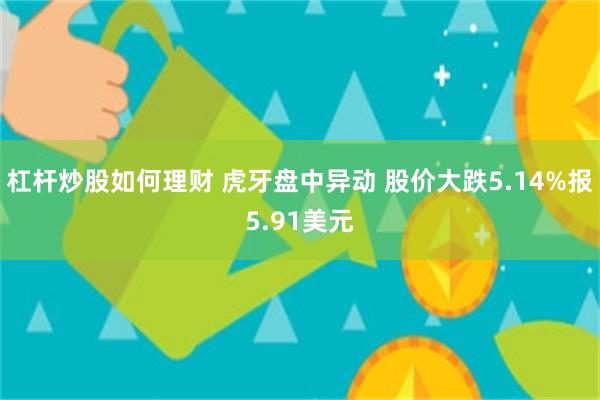 杠杆炒股如何理财 虎牙盘中异动 股价大跌5.14%报5.91