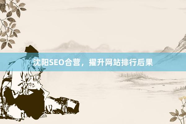 沈阳SEO合营，擢升网站排行后果